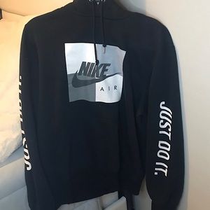Nike Graphic Hoodie Sleeve Text Print Men’s
